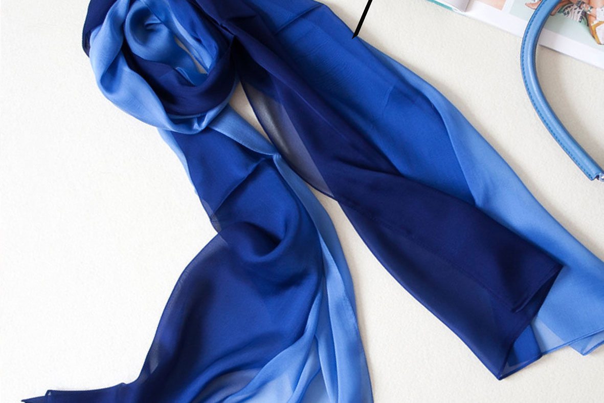 A-S004 羽翼真絲雪紡長巾 A-S004 羽翼真絲雪紡長巾