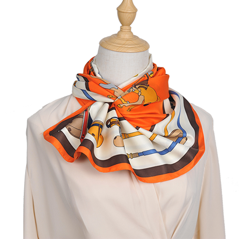 A-S038 芳華90斜紋方巾 A-S038 芳華90斜紋方巾